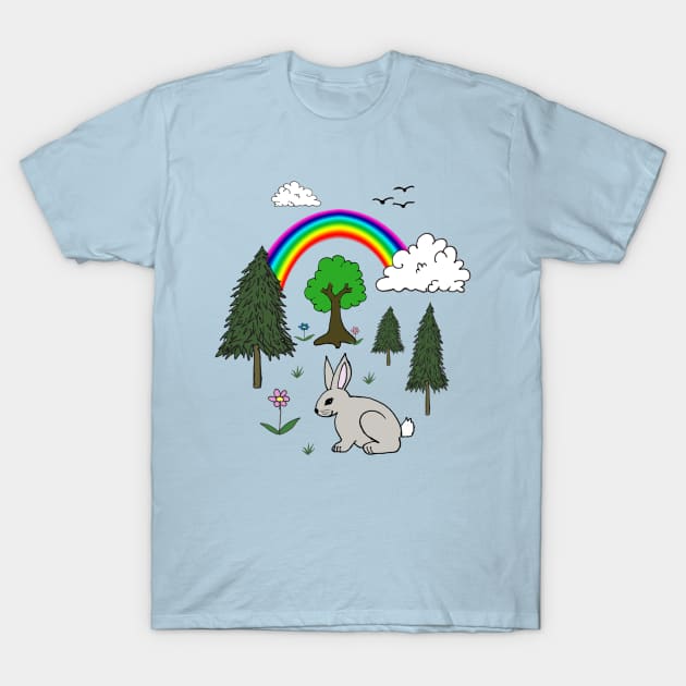 Nature Scene T-Shirt by wanungara